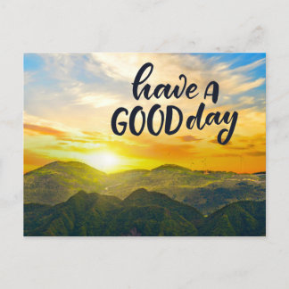 Postal Montañas Sunset