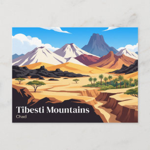 Postal Montañas Tibesti Chad