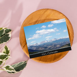 Postal Montañas Vail Colorado Postcard