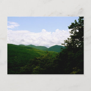 Postal Montañas verdes de Vermont