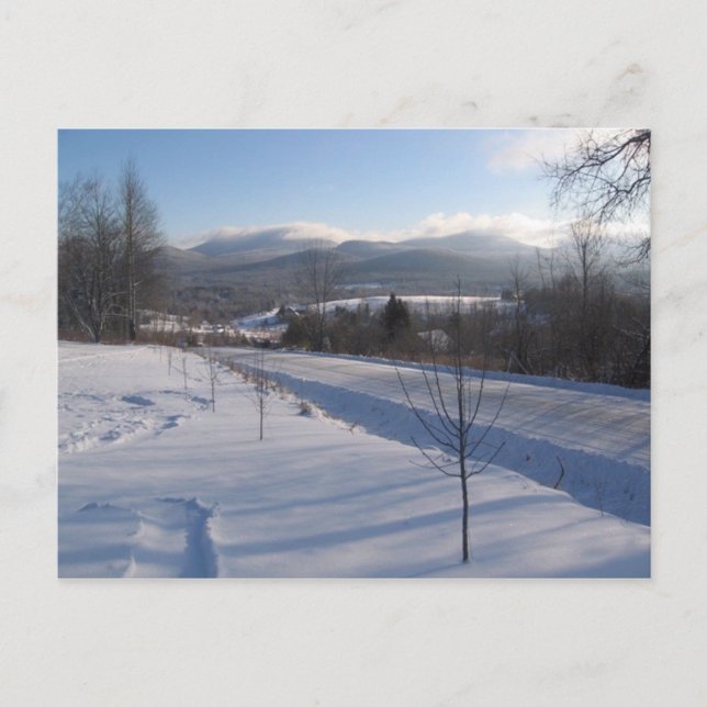 Postal montañas verdes del este (Anverso)