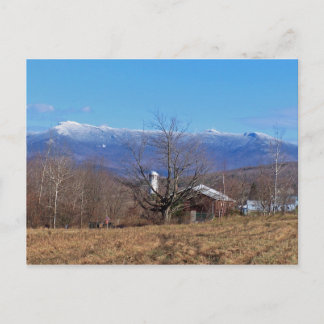 Postal Montañas Vermont Green