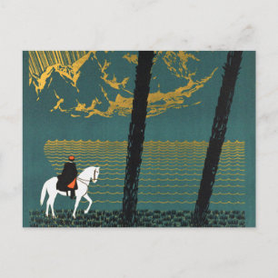 Postal Montañas Vintage del Cáucaso