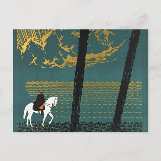 Postal Montañas Vintage del Cáucaso (Anverso)