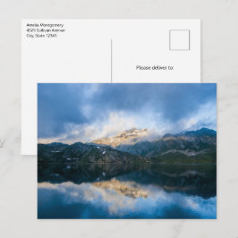 Postal Montañas y Lago de la Naturaleza Fotografía