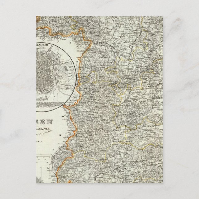 Postal Montañas y ríos de Madrid (Anverso)