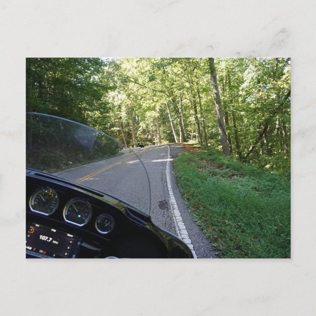 Postal Montando El Dragón (Anverso)