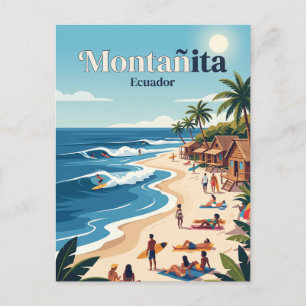 Postal Montañita Ecuador