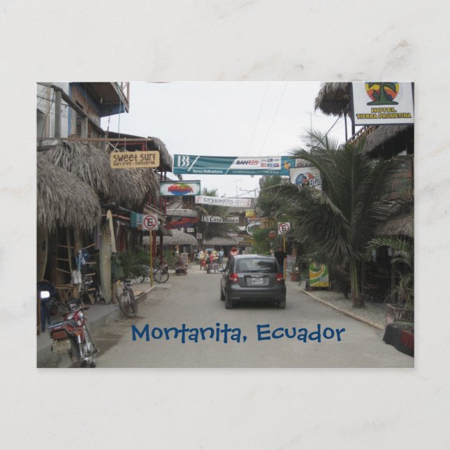 Postal Montanita, Ecuador (Anverso)