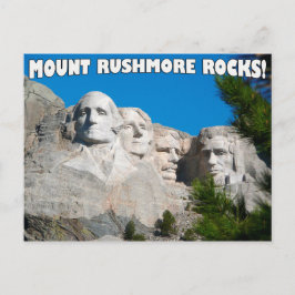 Postal ¡Montar Rocas Rushmore! Monte Rushmore, Dakota del
