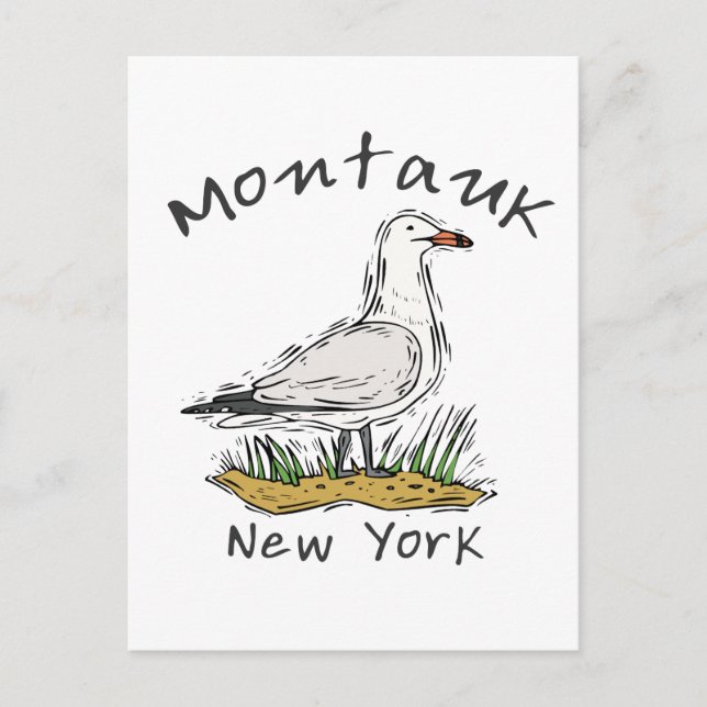 Postal Montauk, NY (Anverso)