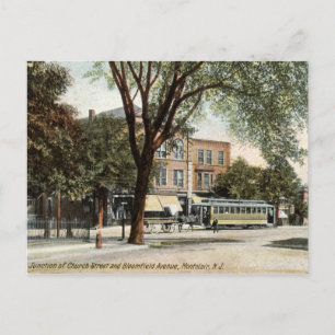 Postal Montclair NJ 1908 Vintage