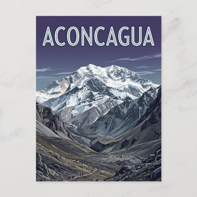 Postal Monte Aconcagua (Anverso)