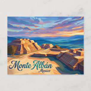 Postal Monte Albán México