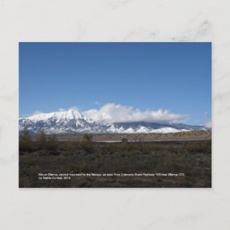 Postal Monte Blanca cerca de Blanca, CO