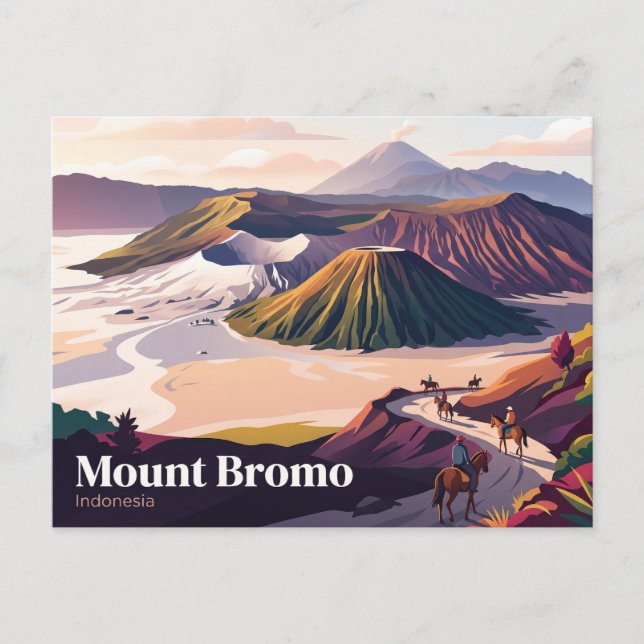 Postal Monte Bromo Indonesia (Anverso)