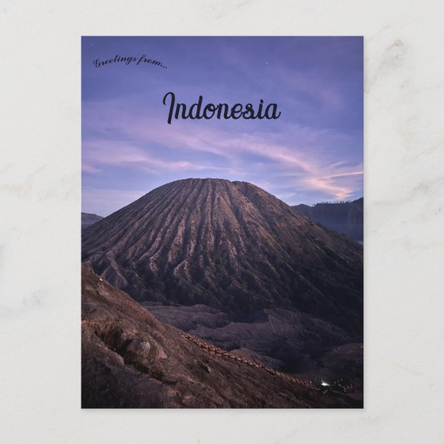 Postal Monte Bromo Java Oriental Indonesia (Anverso)