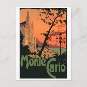 Postal Monte Carlo al atardecer