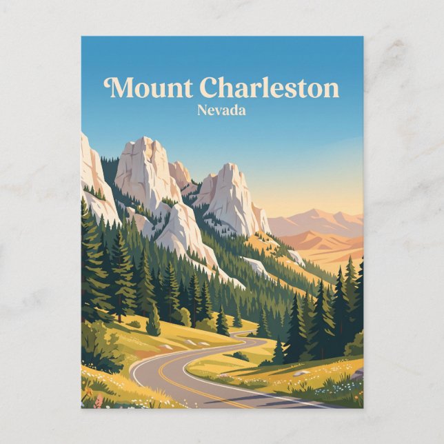 Postal Monte Charleston Nevada (Anverso)