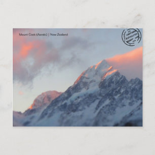Postal Monte Cook (Aoraki) (Neuseeland) Postkarte