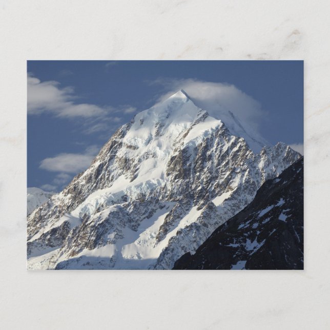 Postal Monte Cook de Aoraki, País de Mackenzie, Sur 2 (Anverso)