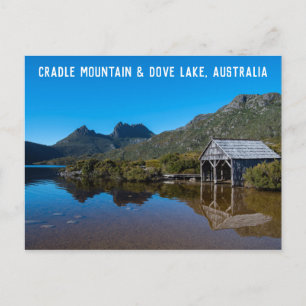 Postal Monte Cradle y lago Dove, Tasmania, Australia