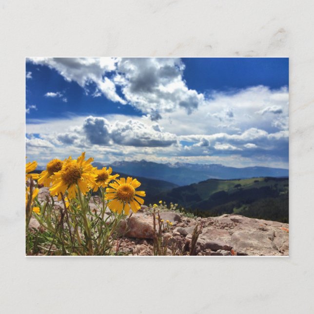 Postal Monte de la Santa Cruz (Anverso)