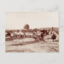 Postal Monte del templo en Jerusalén
