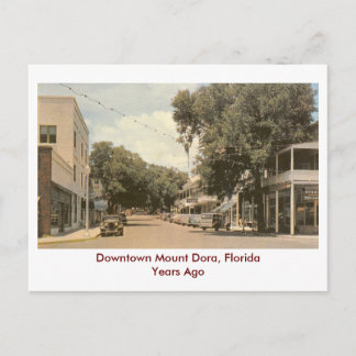 Postal Monte Dora, Florida, hace años