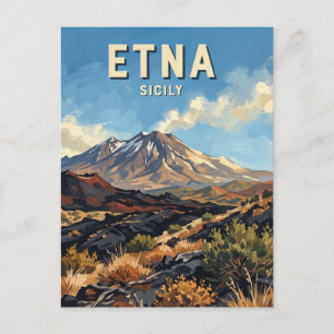 Postal Monte Etna Catania Italia