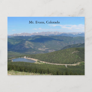 Postal Monte Evans, Colorado Postcard