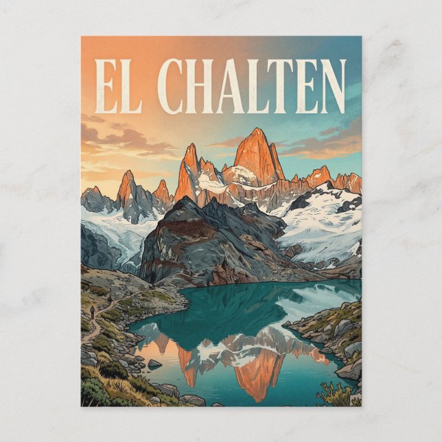 Postal Monte Fitz Roy (Anverso)