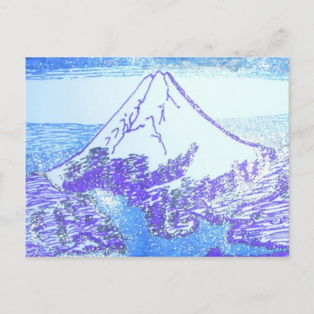Postal Monte Fuji (Anverso)