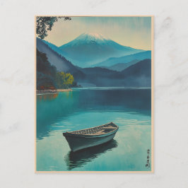 Postal Monte Fuji del lago Yamanaka
