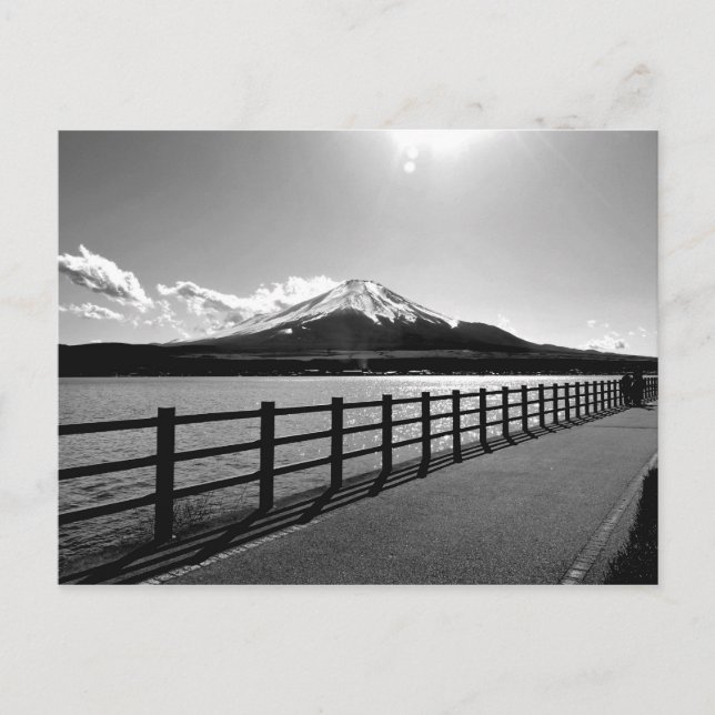Postal Monte Fuji desde el lago Yamanaka (Anverso)