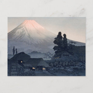 Postal Monte Fuji desde Mizukubo (1932) - Takahashi