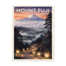 Monte Fuji Japón Vintage