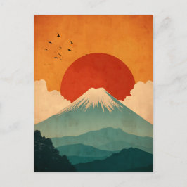 Postal Monte Fuji vintage