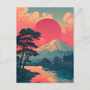 Postal Monte Fuji vintage
