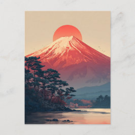 Postal Monte Fuji vintage