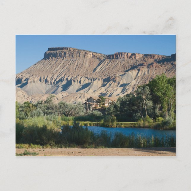 Postal Monte Garfield en Palisade, Colorado (Anverso)