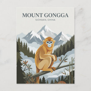 Postal Monte Gongga China