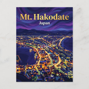 Postal Monte Hakodate Japón