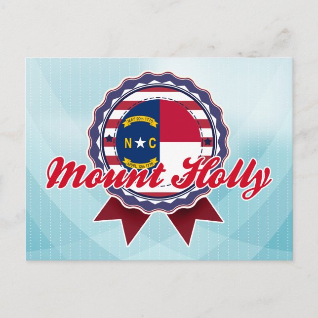 Postal Monte Holly, NC (Anverso)