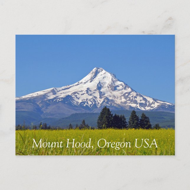 Postal Monte Hood en Oregon USA (Anverso)