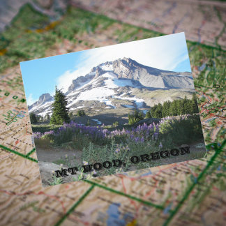 Postal Monte Hood, foto de viaje de Oregon