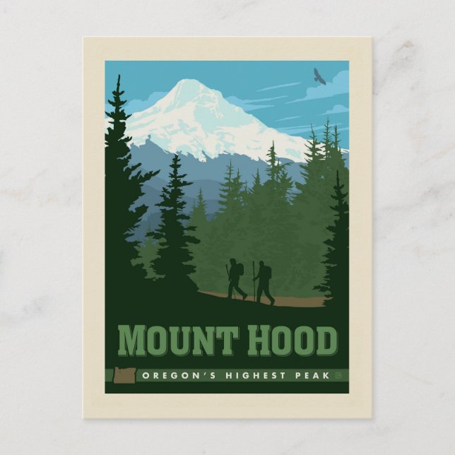 Postal Monte Hood | Oregon (Anverso)