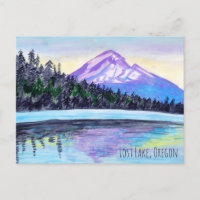 Monte Hood Sunrise en el PERSONALIZADO Lost Lake