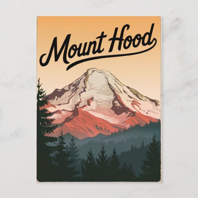 Postal Monte Hood Vintage (Anverso)