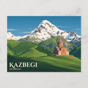 Postal Monte Kazbek Georgia